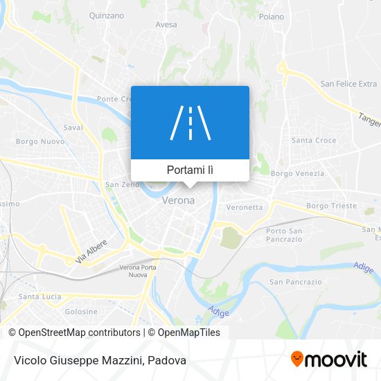 Mappa Vicolo Giuseppe Mazzini