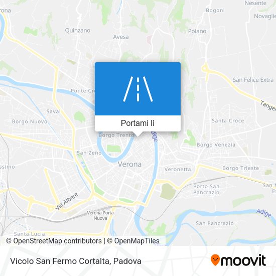 Mappa Vicolo San Fermo Cortalta