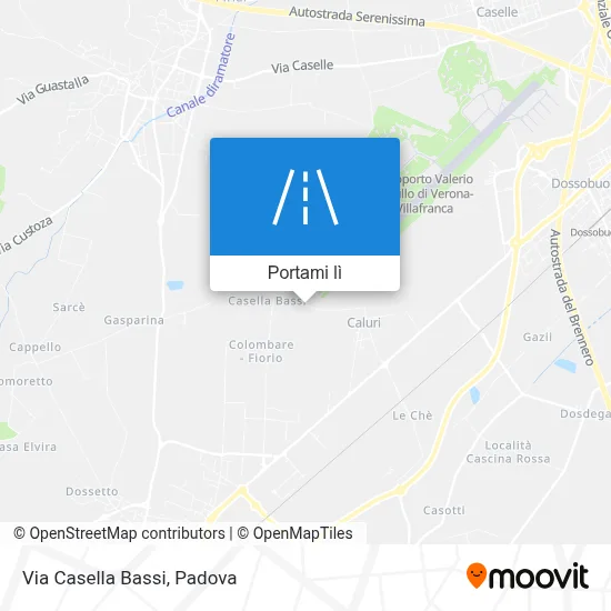 Mappa Via Casella Bassi