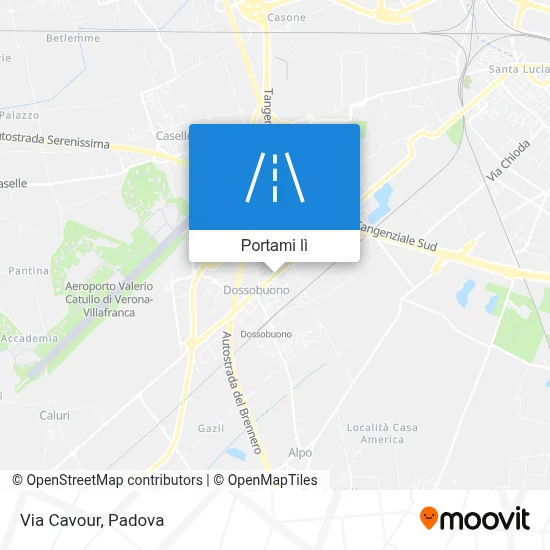 Mappa Via Cavour
