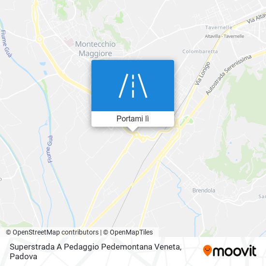 Mappa Superstrada A Pedaggio Pedemontana Veneta