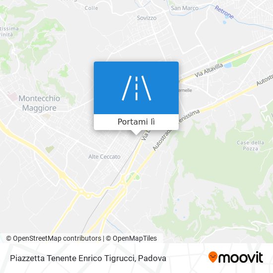 Mappa Piazzetta Tenente Enrico Tigrucci