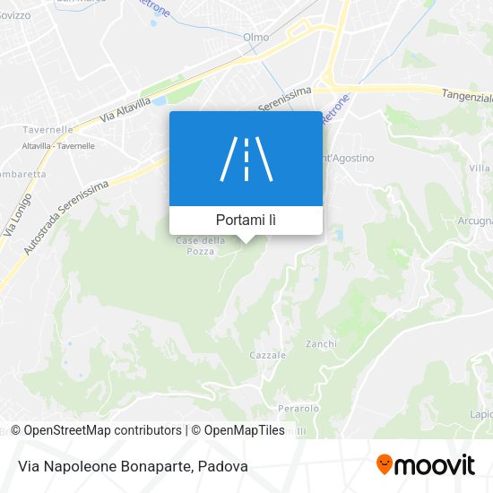 Mappa Via Napoleone Bonaparte