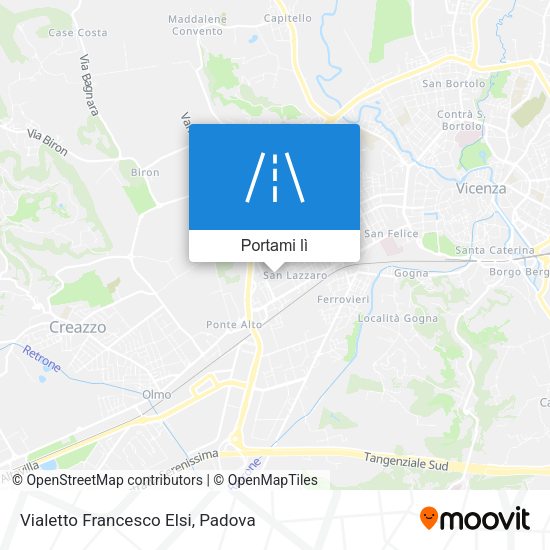 Mappa Vialetto Francesco Elsi