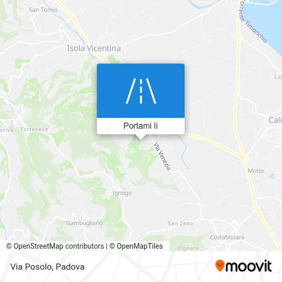 Mappa Via Posolo