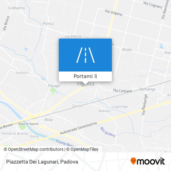 Mappa Piazzetta Dei Lagunari