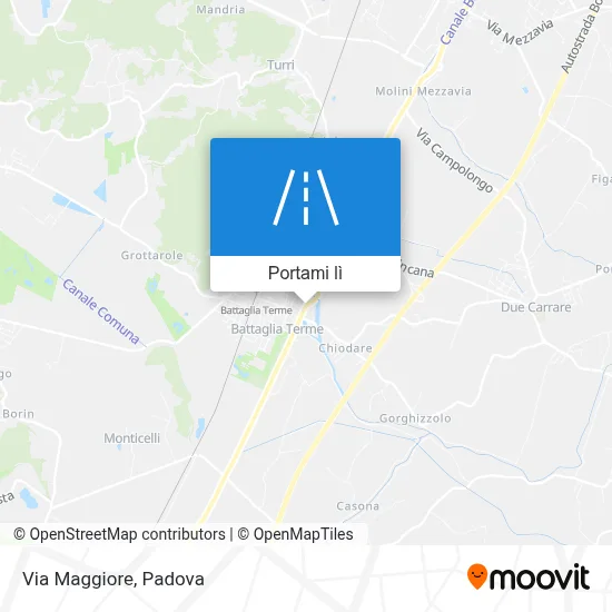 Mappa Via Maggiore