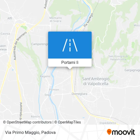 Mappa Via Primo Maggio