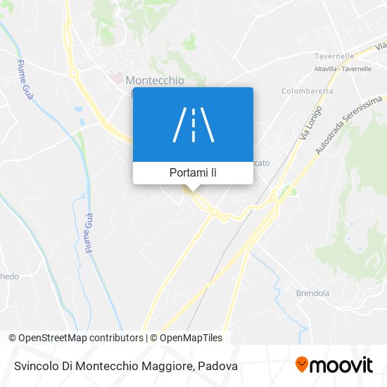 Mappa Svincolo Di Montecchio Maggiore