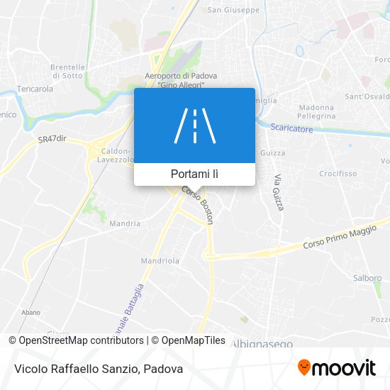 Mappa Vicolo Raffaello Sanzio