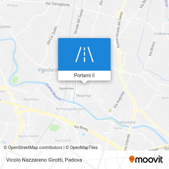 Mappa Vicolo Nazzareno Girotti