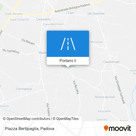 Mappa Piazza Bertipaglia