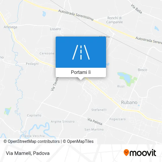 Mappa Via Mameli