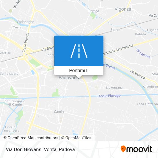 Mappa Via Don Giovanni Verità