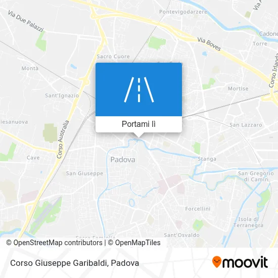 Mappa Corso Giuseppe Garibaldi