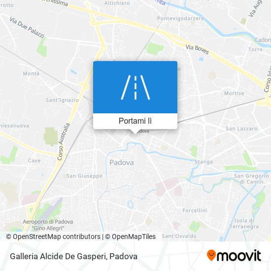 Mappa Galleria Alcide De Gasperi