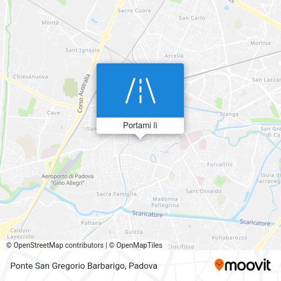 Mappa Ponte San Gregorio Barbarigo