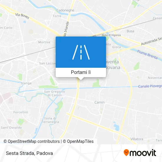Mappa Sesta Strada