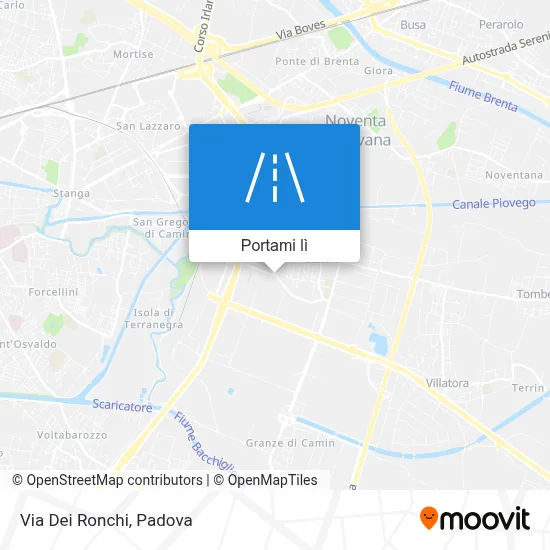 Mappa Via Dei Ronchi
