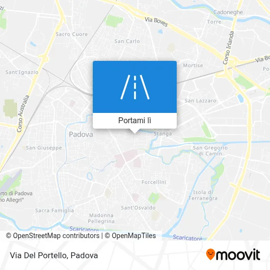 Mappa Via Del Portello