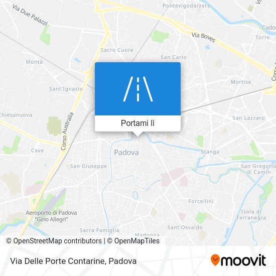 Mappa Via Delle Porte Contarine