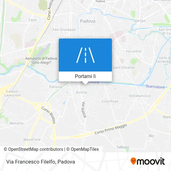 Mappa Via Francesco Filelfo