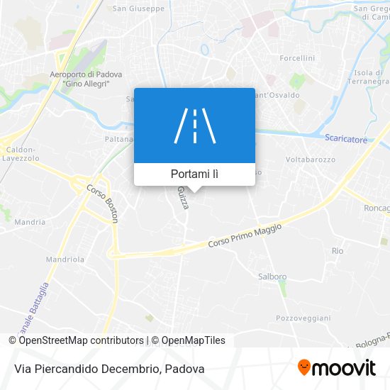 Mappa Via Piercandido Decembrio