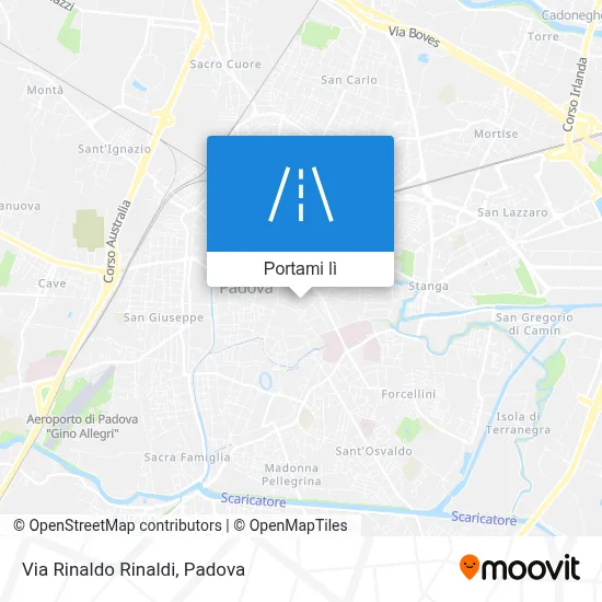 Mappa Via Rinaldo Rinaldi