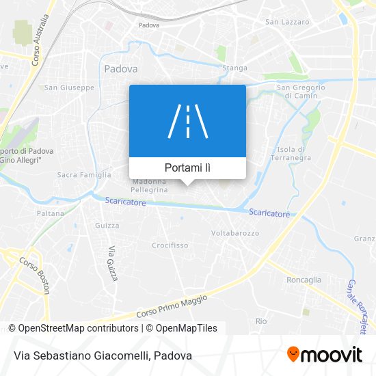 Mappa Via Sebastiano Giacomelli
