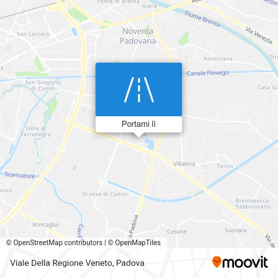 Mappa Viale Della Regione Veneto