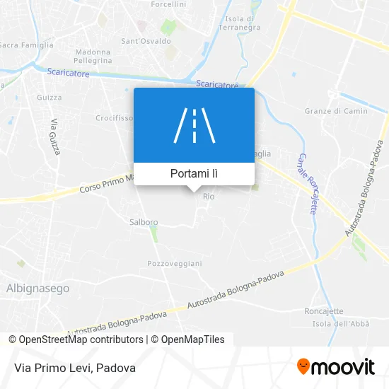 Mappa Via Primo Levi