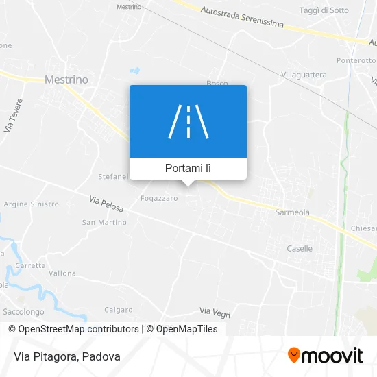 Mappa Via Pitagora