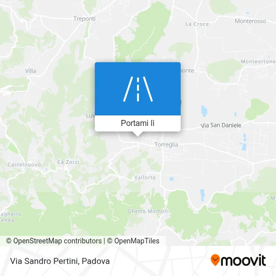 Mappa Via Sandro Pertini