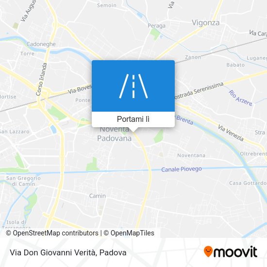 Mappa Via Don Giovanni Verità
