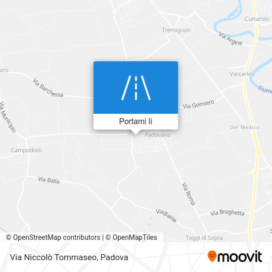 Mappa Via Niccolò Tommaseo