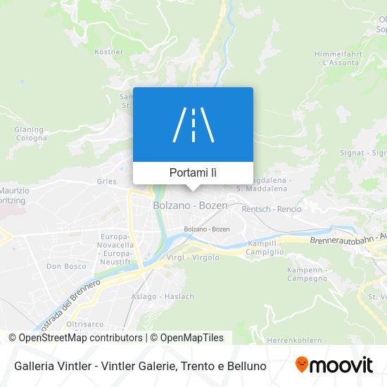 Mappa Galleria Vintler - Vintler Galerie