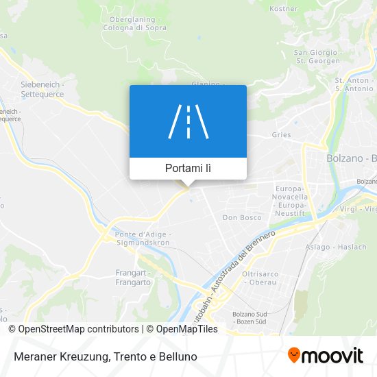 Mappa Meraner Kreuzung