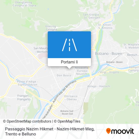 Mappa Passaggio Nazim Hikmet - Nazim-Hikmet-Weg