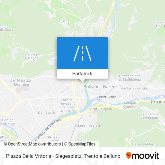 Mappa Piazza Della Vittoria - Siegesplatz