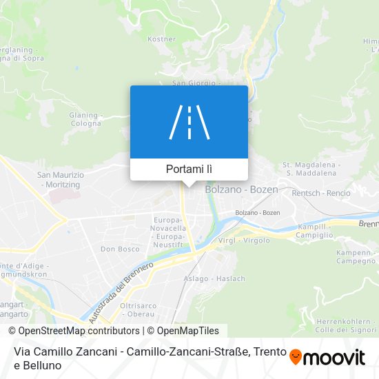 Mappa Via Camillo Zancani - Camillo-Zancani-Straße