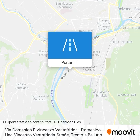 Mappa Via Domenico E Vincenzo Ventafridda - Domenico-Und-Vincenzo-Ventafridda-Straße