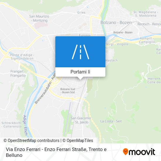 Mappa Via Enzo Ferrari - Enzo Ferrari Straße