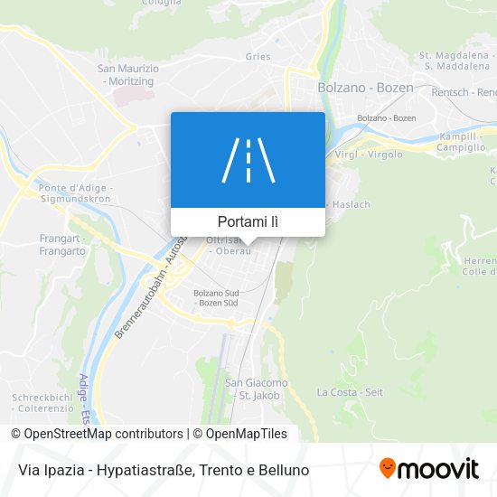 Mappa Via Ipazia - Hypatiastraße