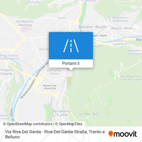 Mappa Via Riva Del Garda - Riva-Del-Garda-Straße