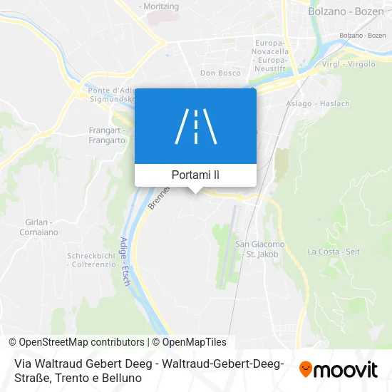 Mappa Via Waltraud Gebert Deeg - Waltraud-Gebert-Deeg-Straße