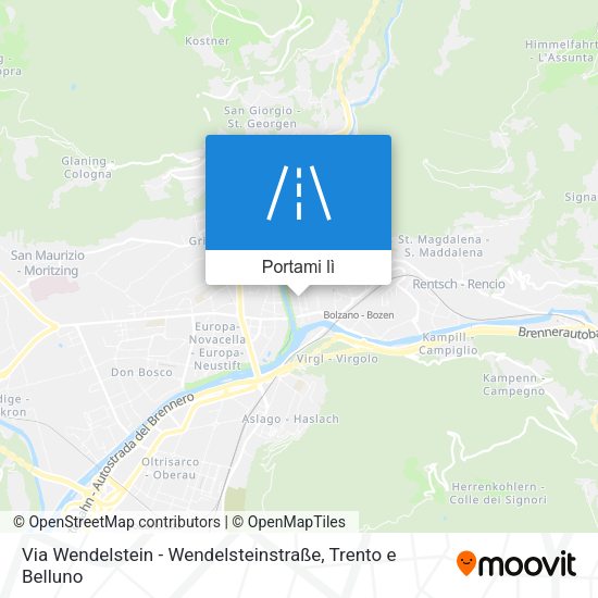 Mappa Via Wendelstein - Wendelsteinstraße