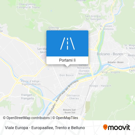 Mappa Viale Europa - Europaallee