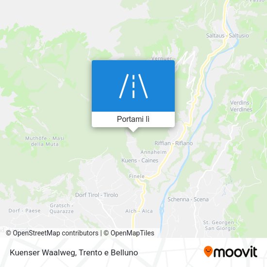 Mappa Kuenser Waalweg
