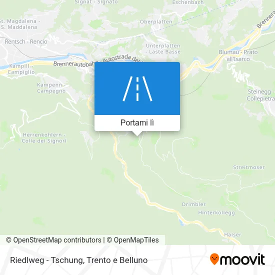 Mappa Riedlweg - Tschung
