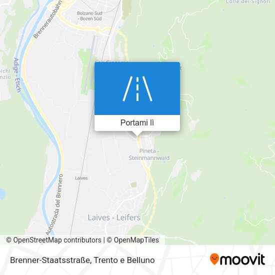 Mappa Brenner-Staatsstraße